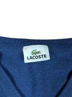 Blaues Lacoste Sweatshirt in Größe XXL mit Etikett.
