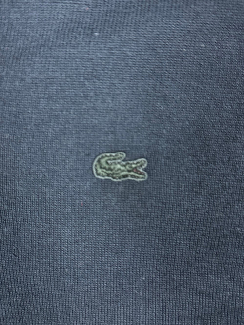 Dunkelblaues Lacoste Sweatshirt in Größe M mit Logo.