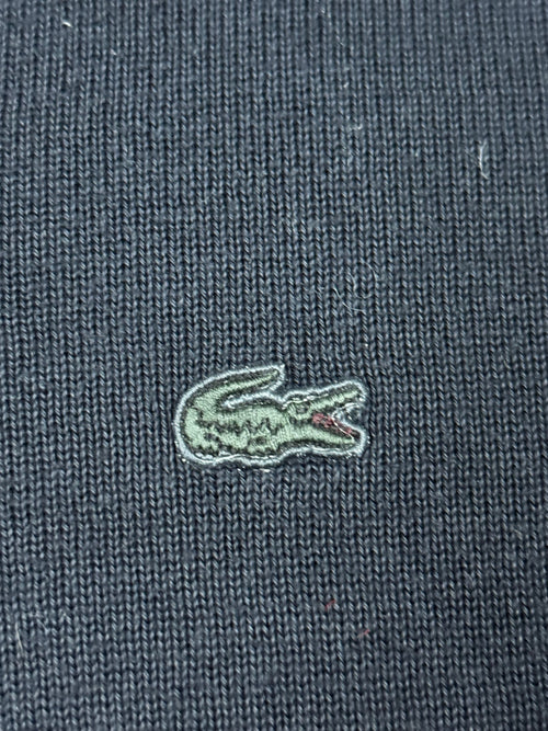 Dunkelblauer Lacoste XL Sweatshirt mit Logo.