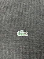 Dunkelgrünes Lacoste Sweatshirt XXL mit ikonischem Logo.