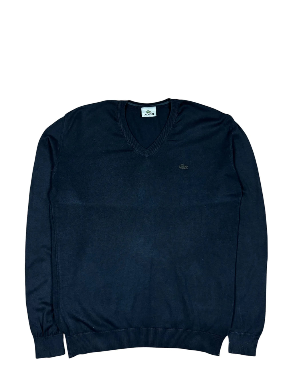 Dunkelblaues Lacoste Sweatshirt in Größe M.