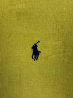 Ralph Lauren Sweatshirt in Gelb, Größe L, mit Polo-Logo.