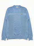 Lacostepulloverhellblaufront