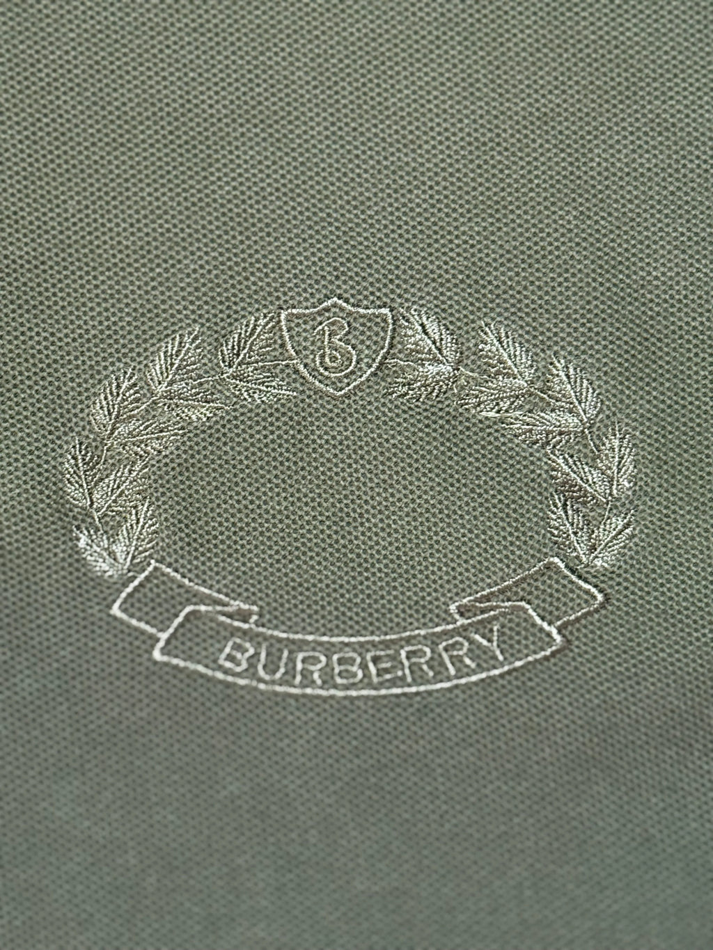 Logo Burberry polo