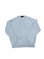 Ralph Lauren Sweatshirt in helles Babyblau, Größe L, mit Logo auf der Brust.