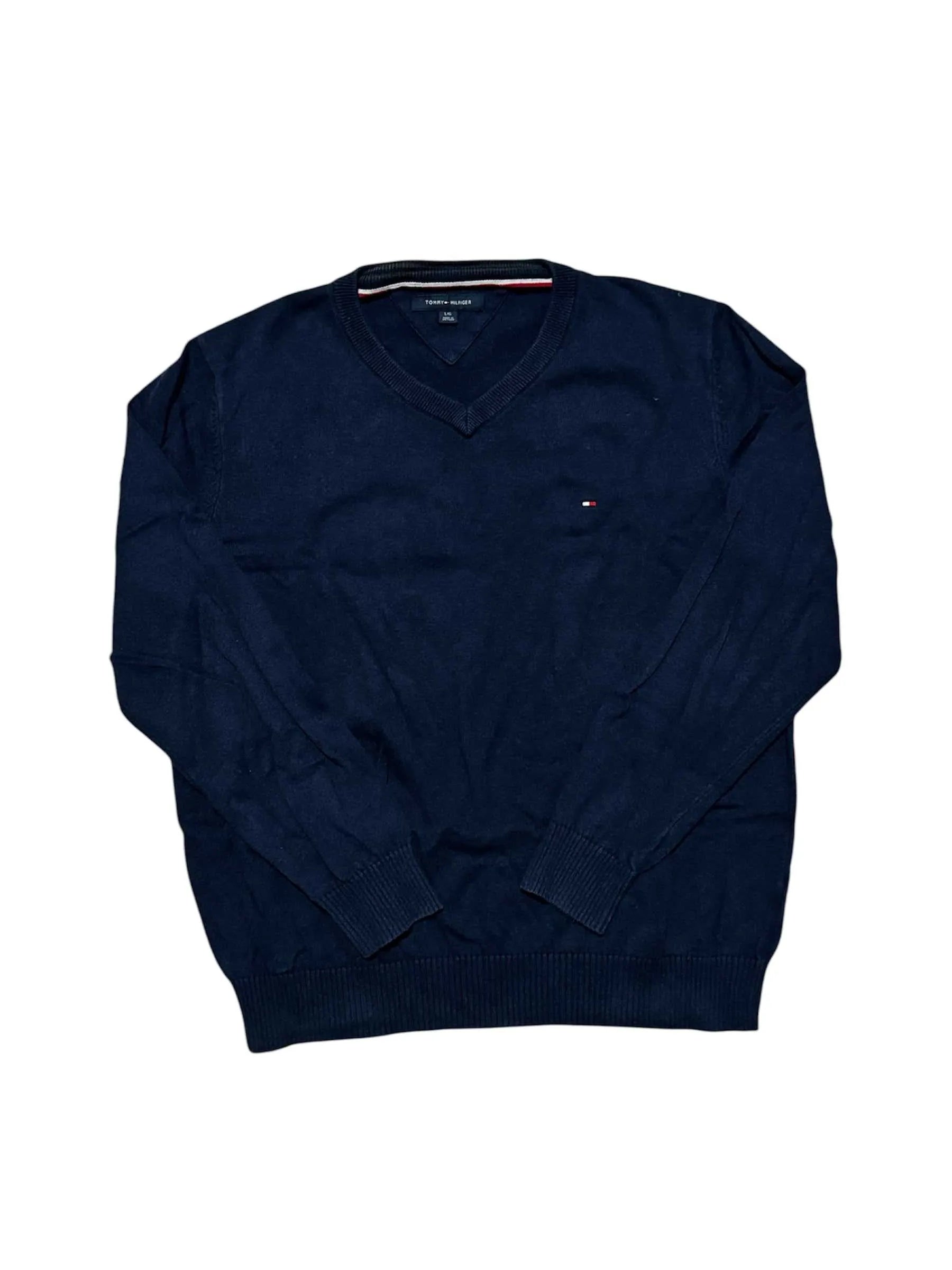 Tommy Hilfiger Sweatshirt in Marineblau, Größe L, gebraucht, hochwertig.