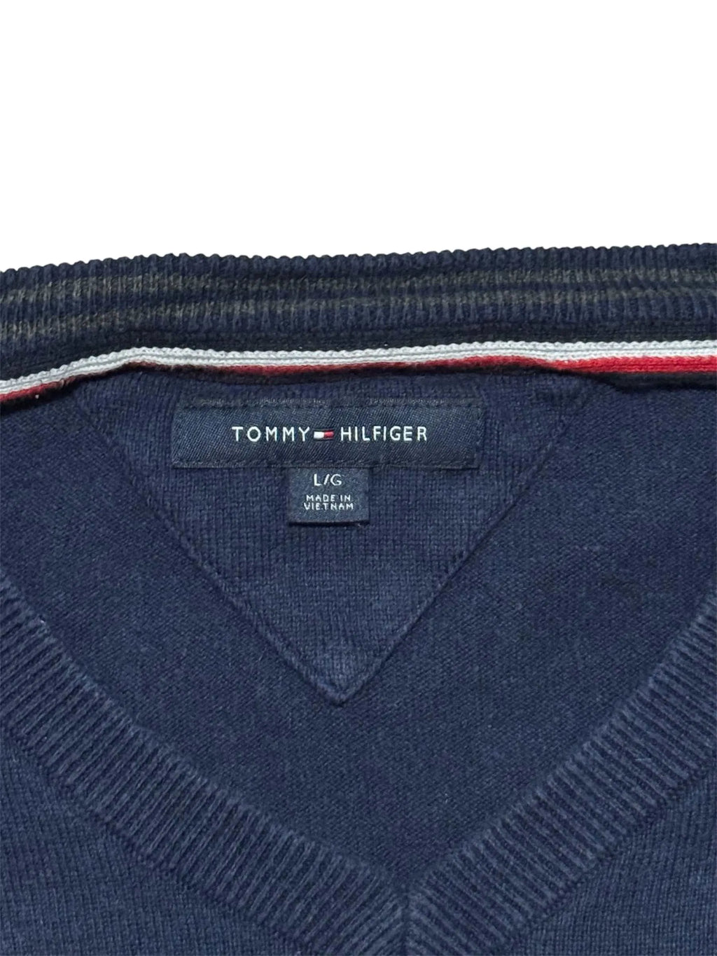 Tommy Hilfiger Sweatshirt in Marineblau, Größe L, Second-Hand, hochwertige Qualität.