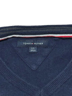 Tommy Hilfiger Sweatshirt in Marineblau, Größe L, Second-Hand, hochwertige Qualität.