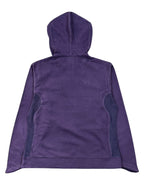 Lila Adidas Fleece in Größe M, ideal für Sport und Alltag.
