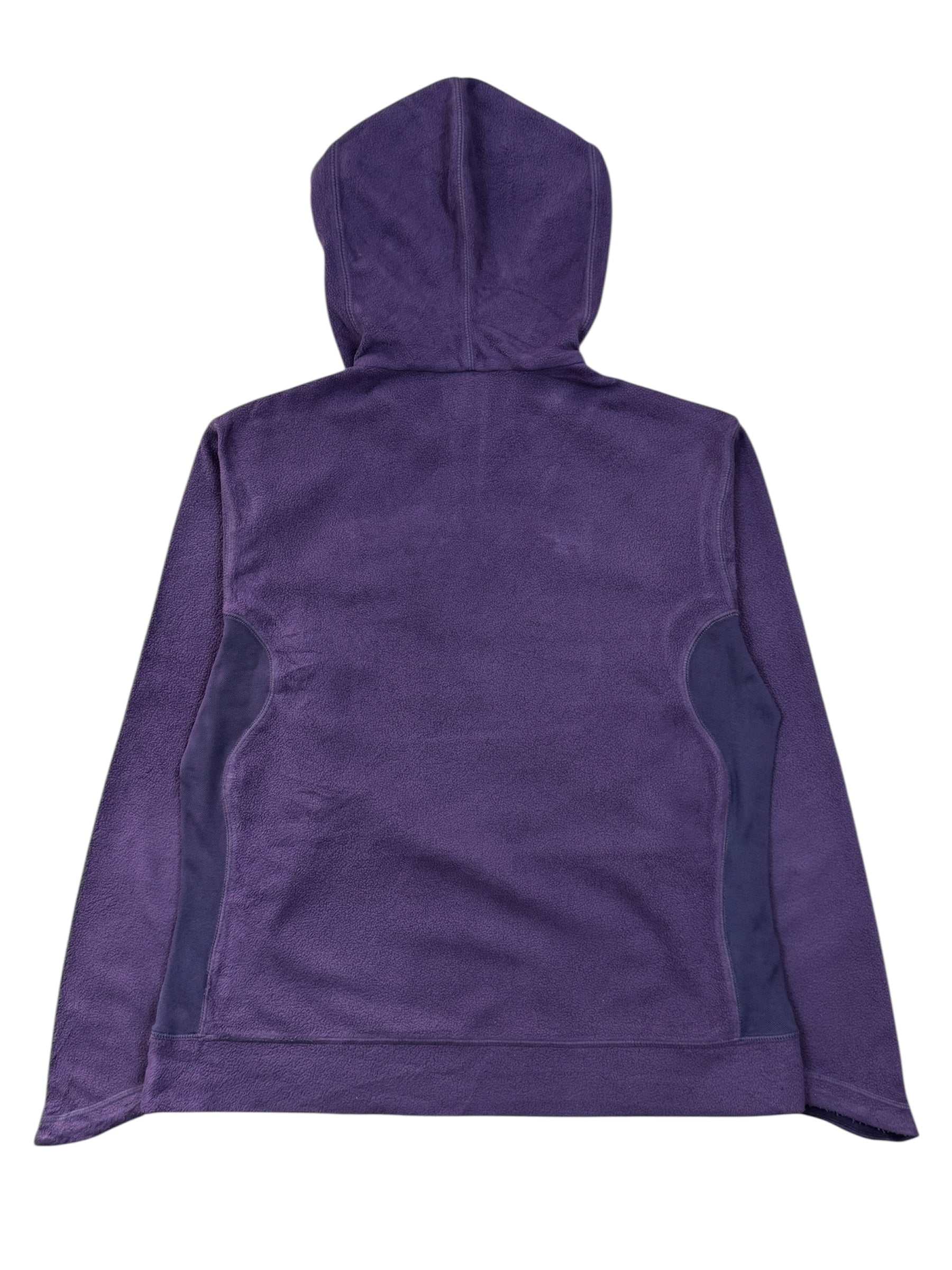Lila Adidas Fleece in Größe M, ideal für Sport und Alltag.