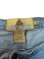 label jeans printet
