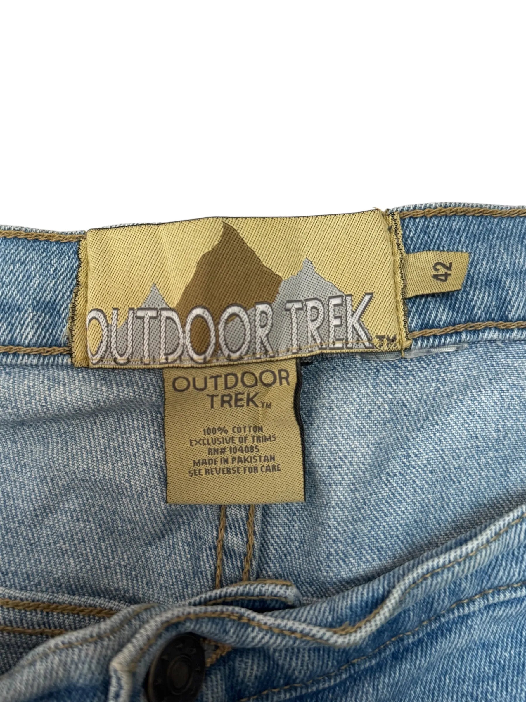 label jeans printet