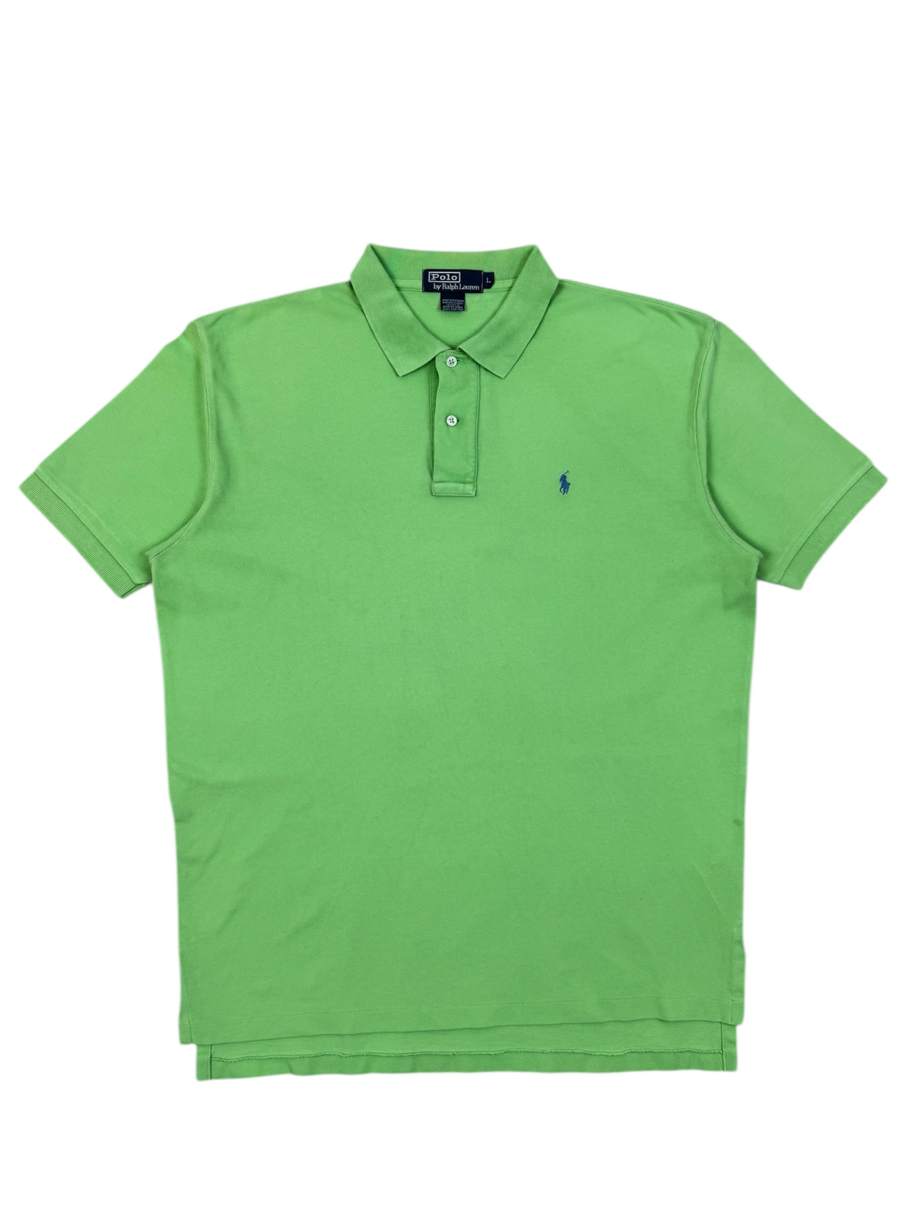 Ralph Lauren Poloshirt in light green, size L.