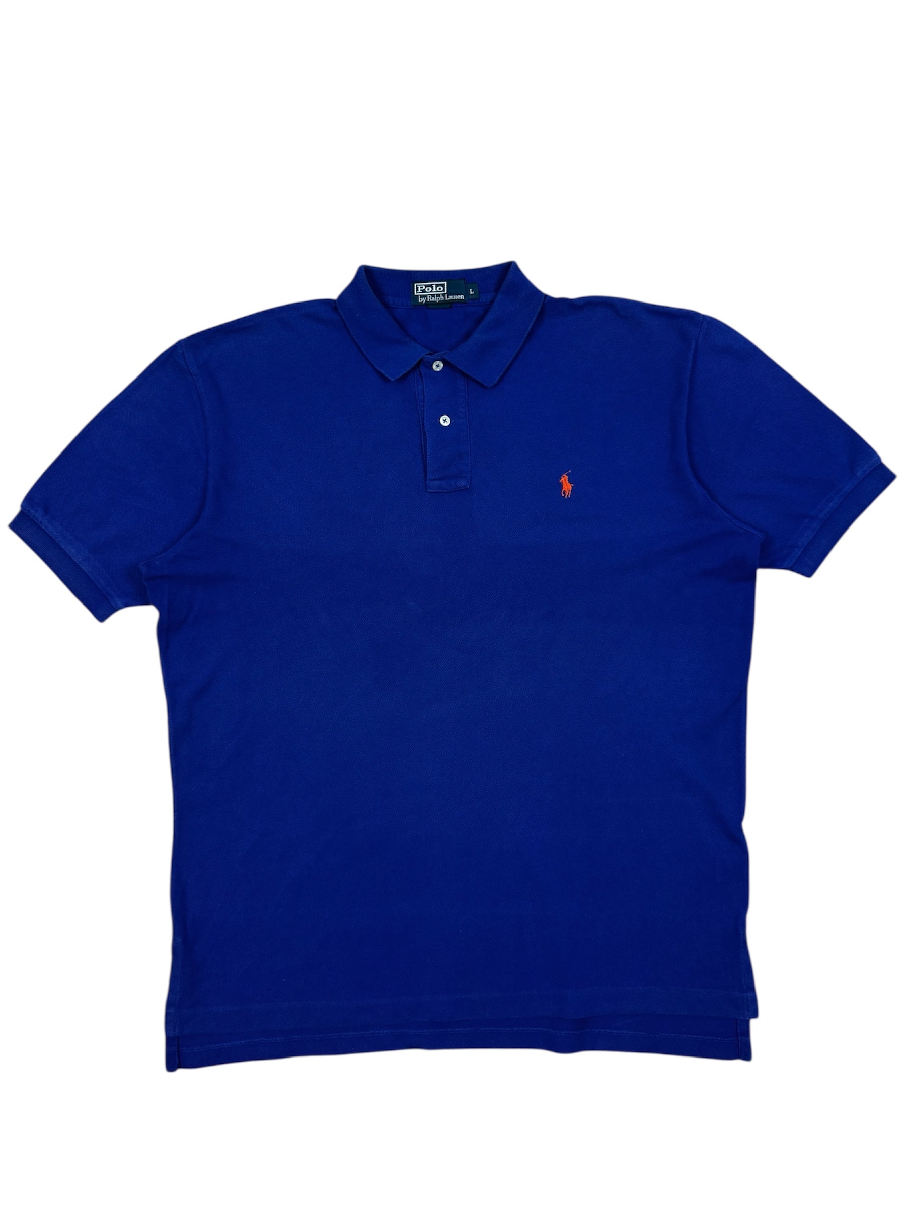 Blue Ralph Lauren Poloshirt, size L, vintage style, high quality.