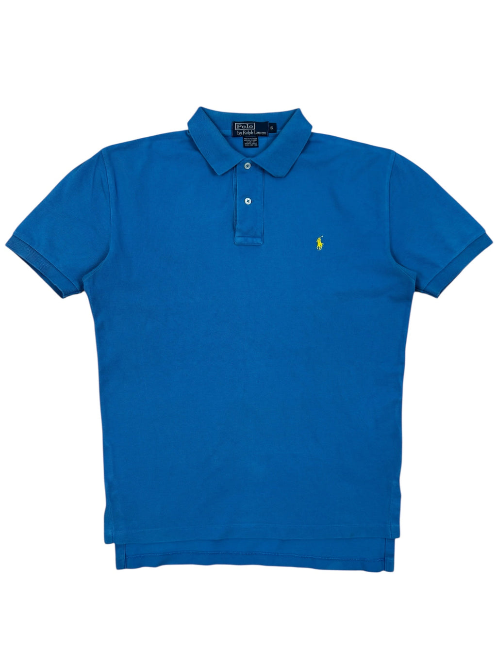 Ralph Lauren Poloshirt in light blue, size S, vintage style.