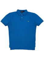 Ralph Lauren Poloshirt in light blue, size S, vintage style.