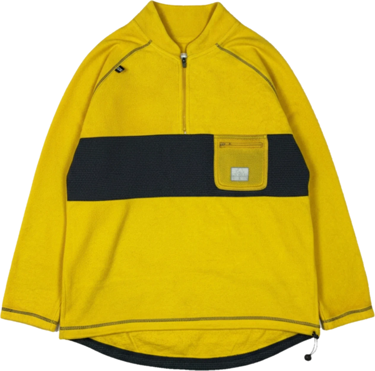 Adidas Vintage Fleece Gelb-Schwarz Gr. S