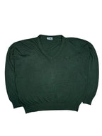 Vintage Lacoste Sweatshirt in Dunkelgrün, Größe L, zeitlos und stilbewusst.