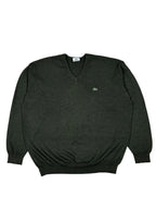 Dunkelgrünes Lacoste Sweatshirt in XXL.