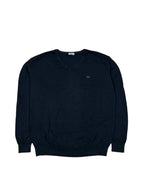 Dunkelblauer Lacoste Sweatshirt in Größe XL mit sportlich-elegantem Design.