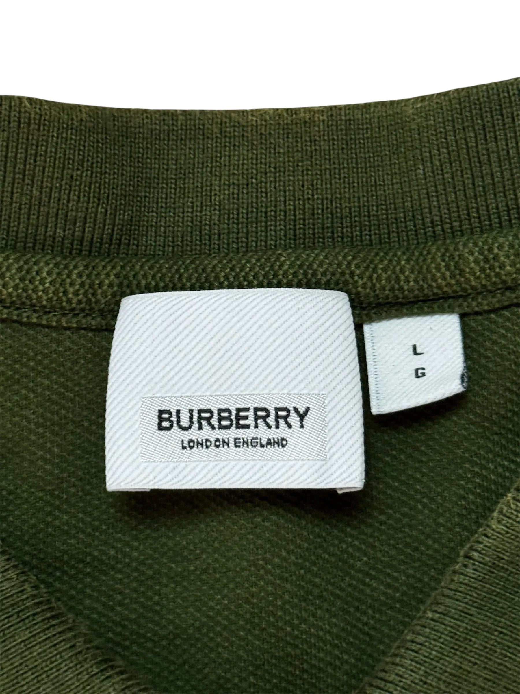 label Burberry polo
