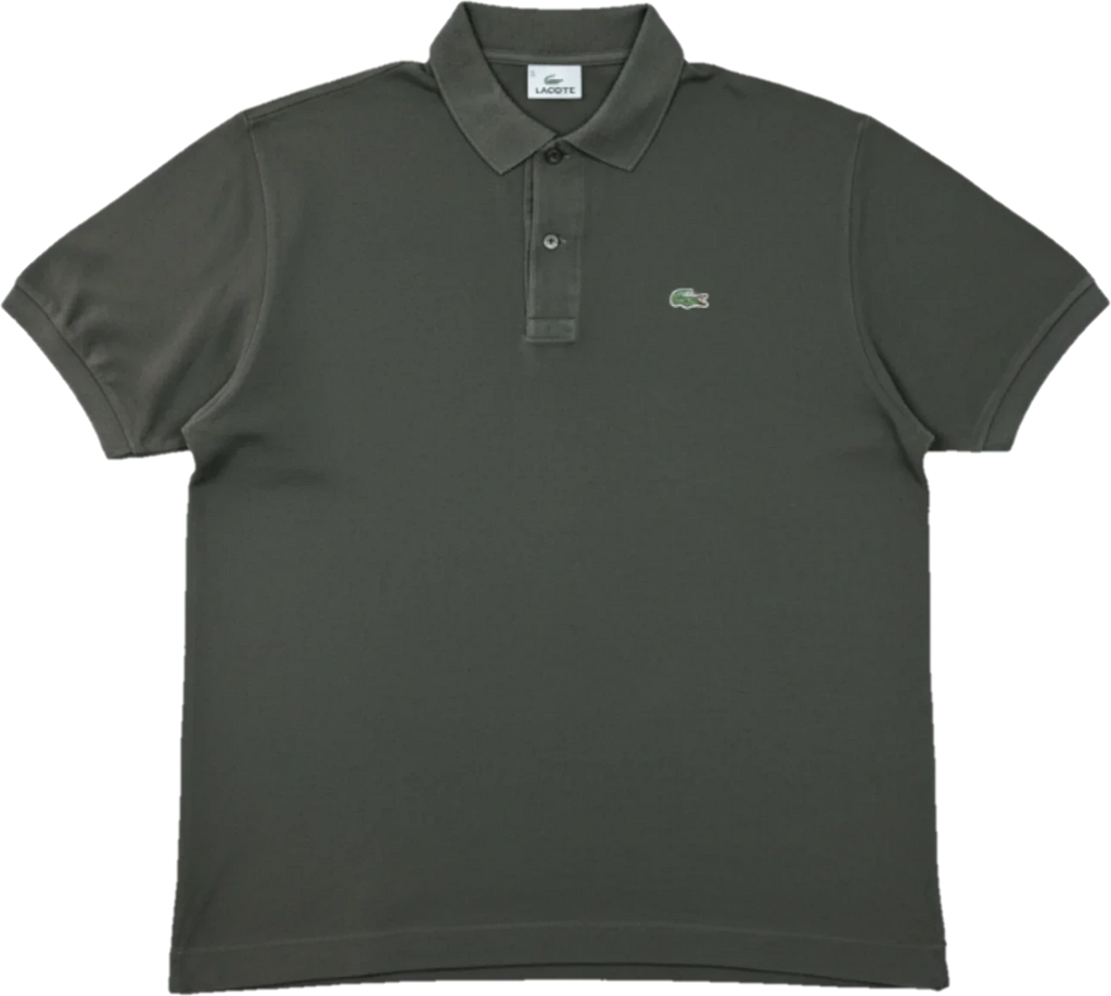 Lacoste Vintage Polo Shirt Olive Green Size L