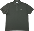 Lacoste Vintage Polo Shirt Olive Green Size L