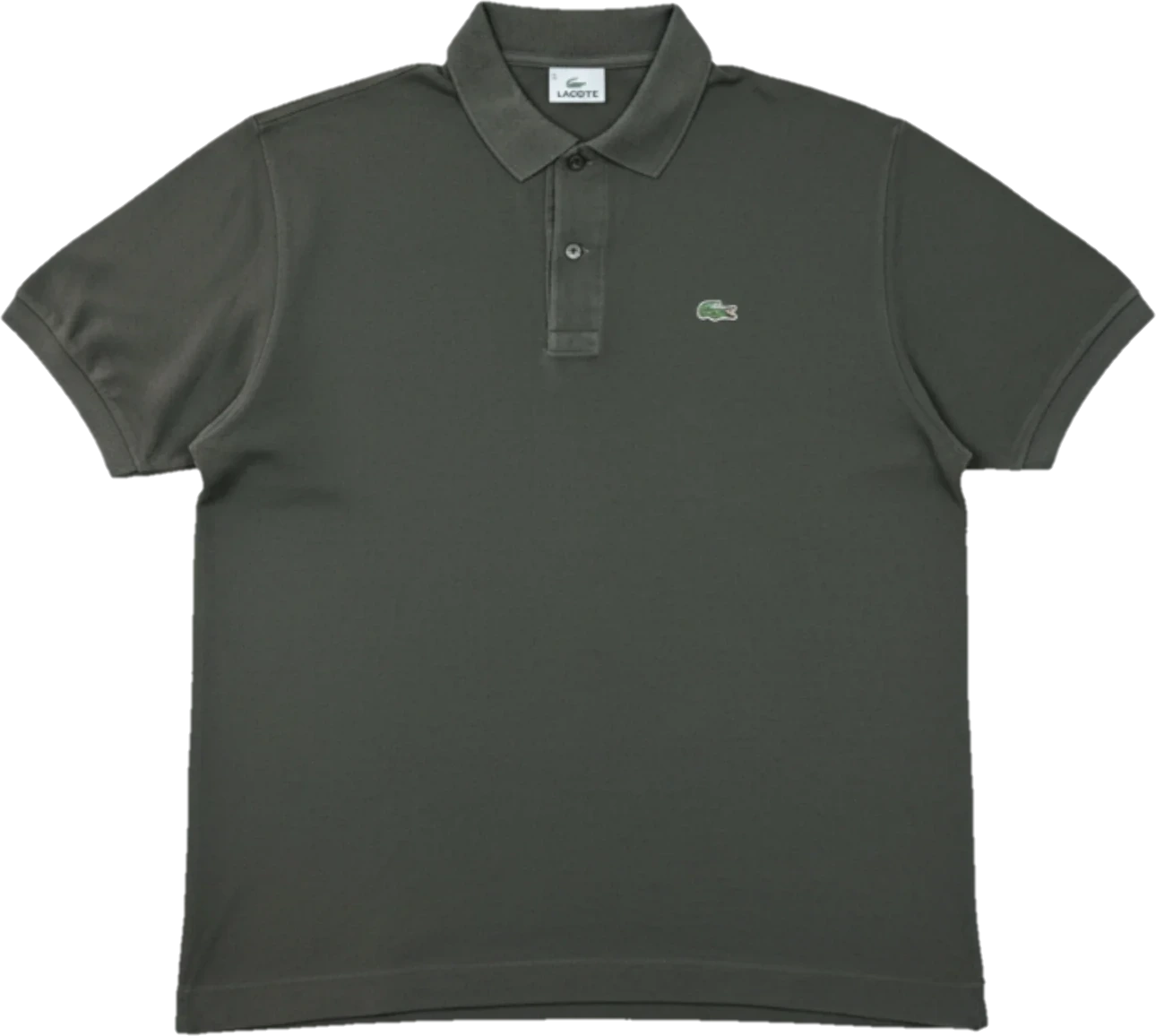 Lacoste Vintage Poloshirt Olivgrün Gr. L