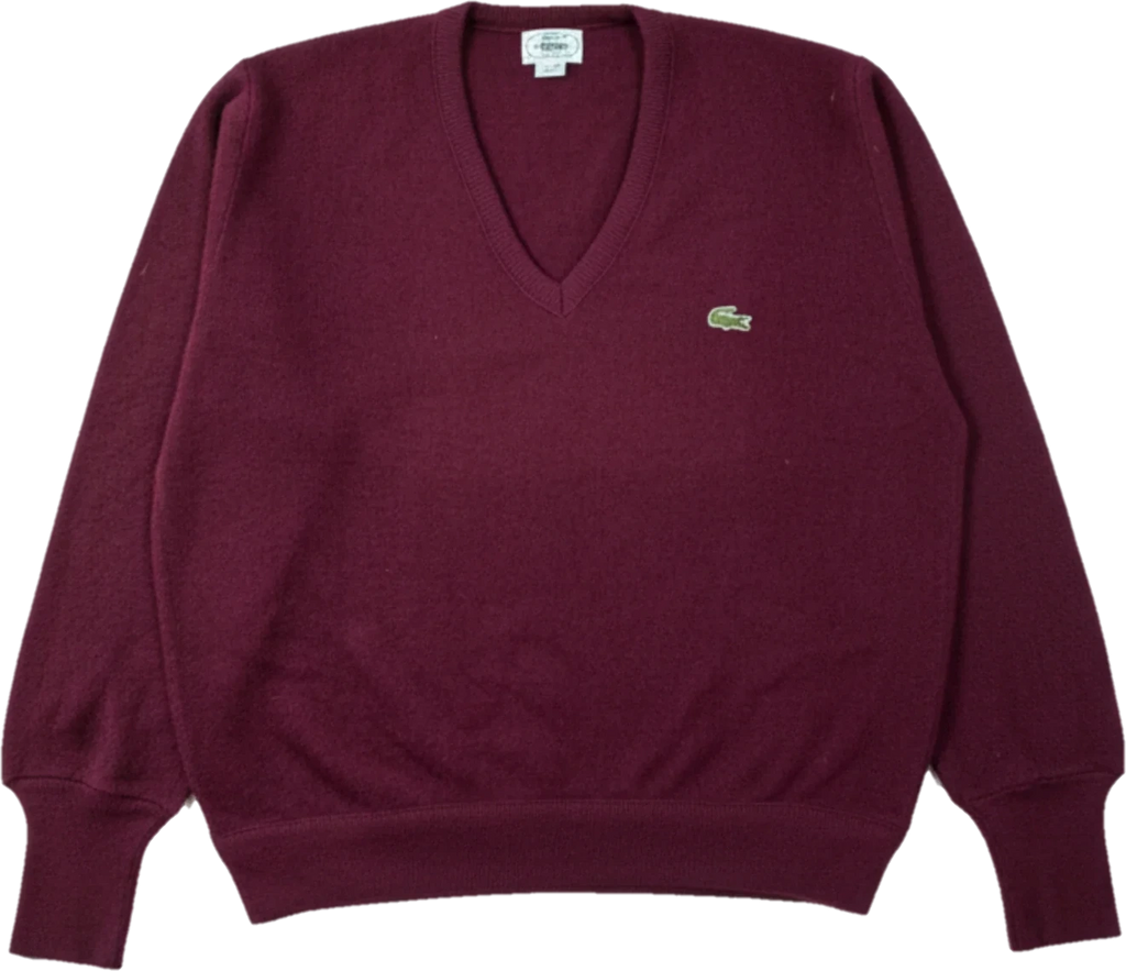 Pull vintage Lacoste bordeaux Taille M