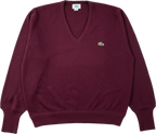 Pull vintage Lacoste bordeaux Taille M
