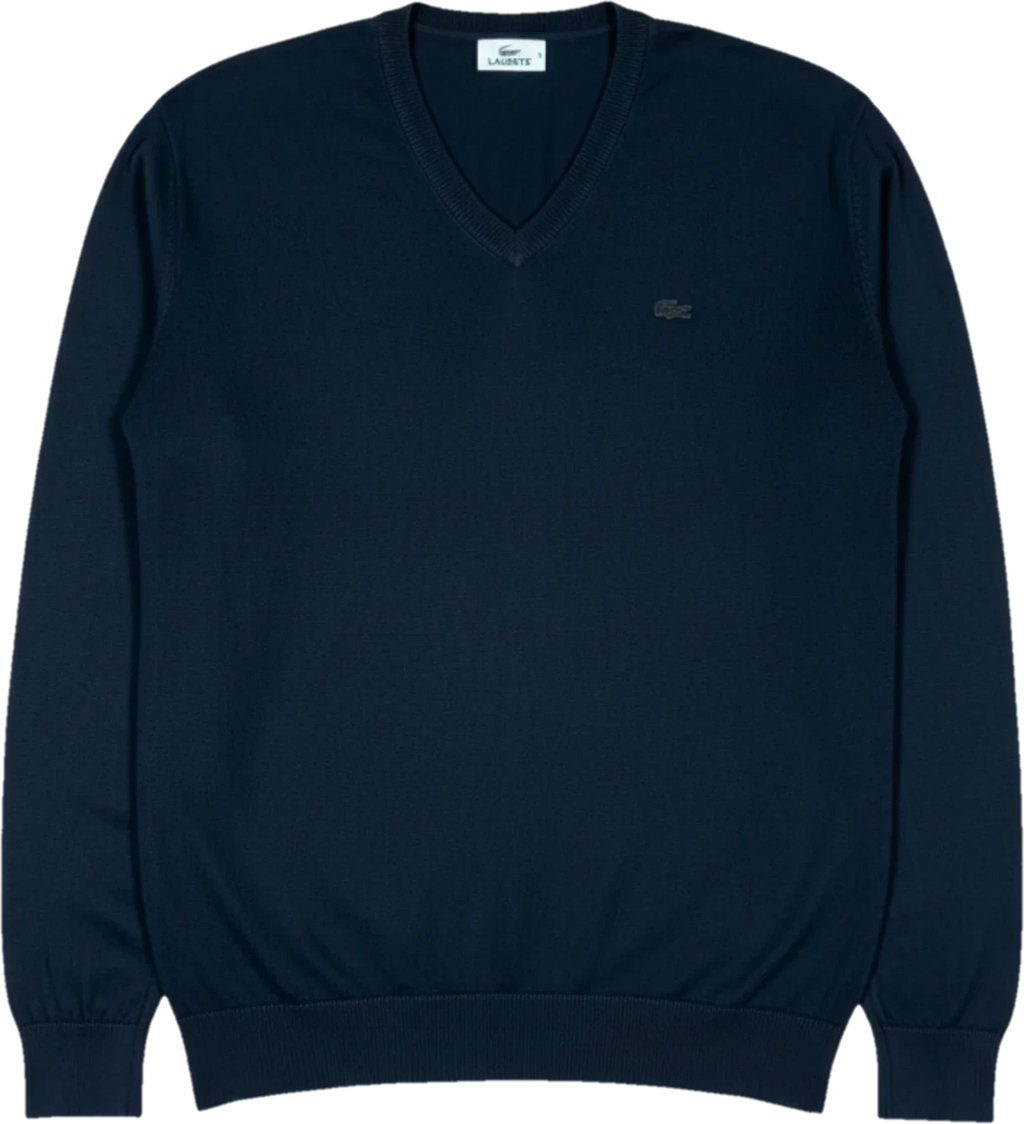 Sweat-shirt vintage Lacoste bleu foncé Taille XL