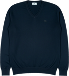 Sweat-shirt vintage Lacoste bleu foncé Taille XL