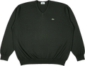 Sweat-shirt vintage Lacoste vert foncé Taille 2XL