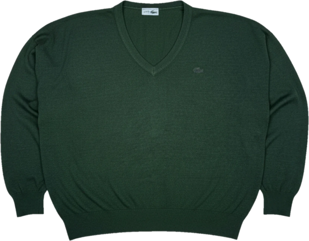 Lacoste Vintage Sweatshirt Dunkelgrün Gr. L
