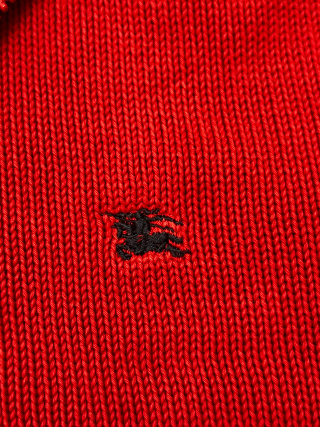 logo vintage burberry pull
