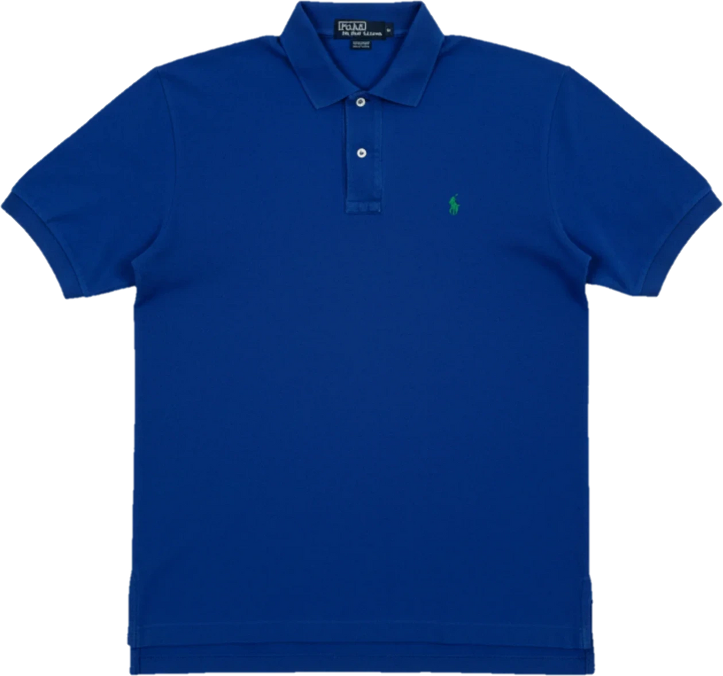 Ralph Lauren Vintage Poloshirt Blau Gr. M