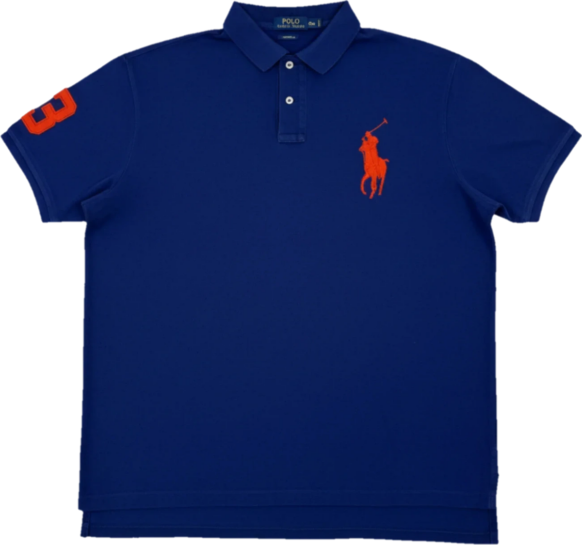 Ralph Lauren Vintage Poloshirt Dunkelblau Gr. 2XL
