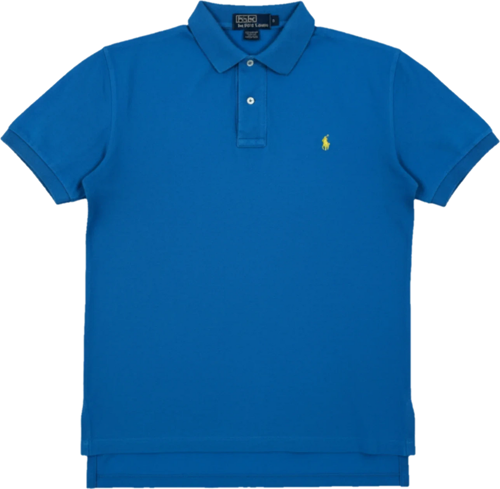 Ralph Lauren Vintage Poloshirt Hellblau Gr. S