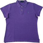 Ralph Lauren Vintage Poloshirt Lila Gr. XL