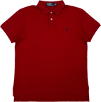 Ralph Lauren Vintage Poloshirt Rot Gr. L