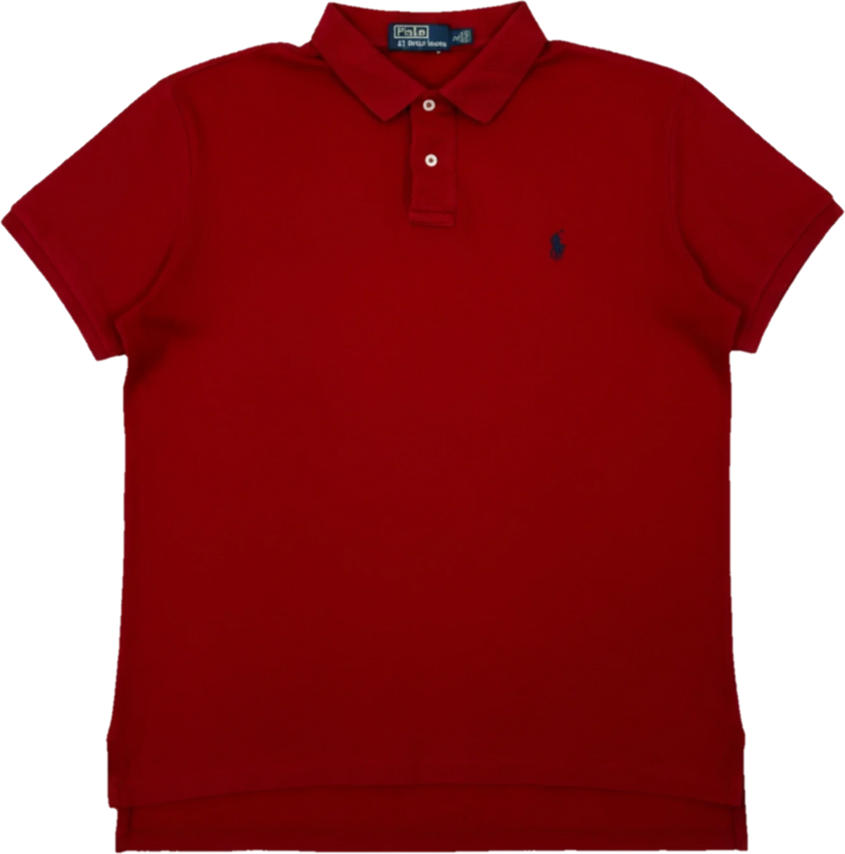 Ralph Lauren Vintage Poloshirt Rot Gr. L