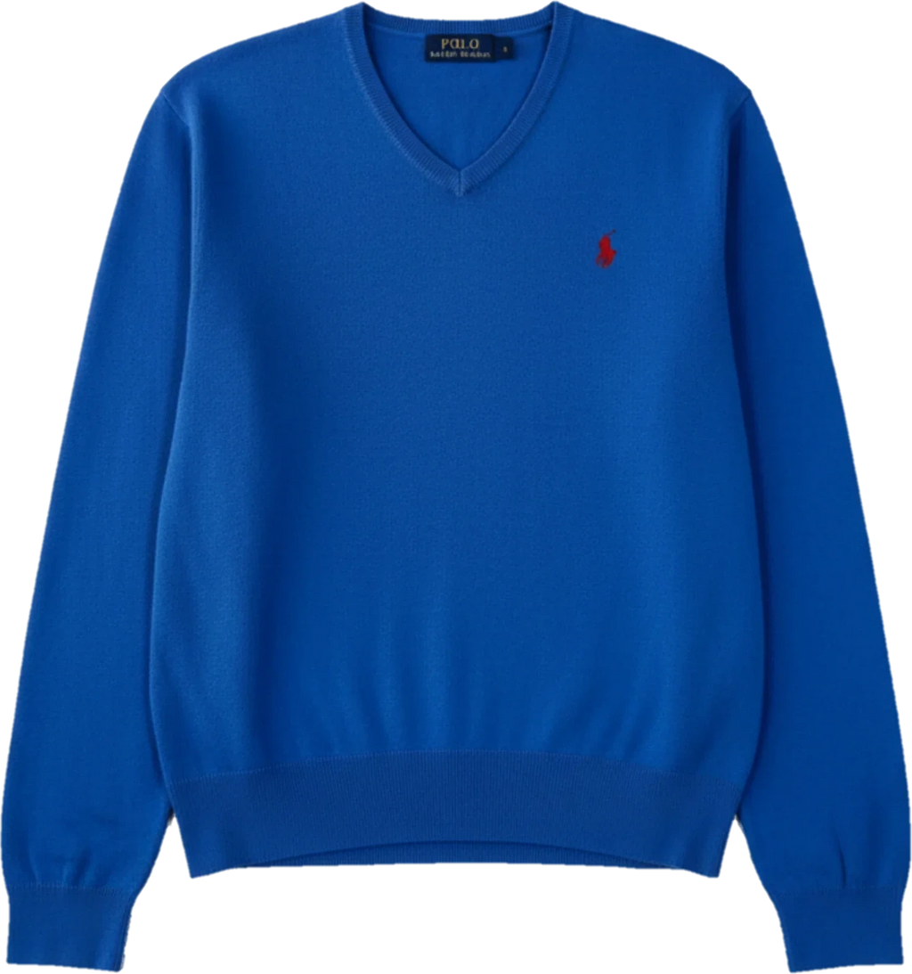 Sweat-shirt vintage Ralph Lauren bleu Taille S