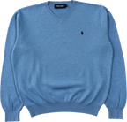 Sweat-shirt vintage Ralph Lauren bleu clair Taille S