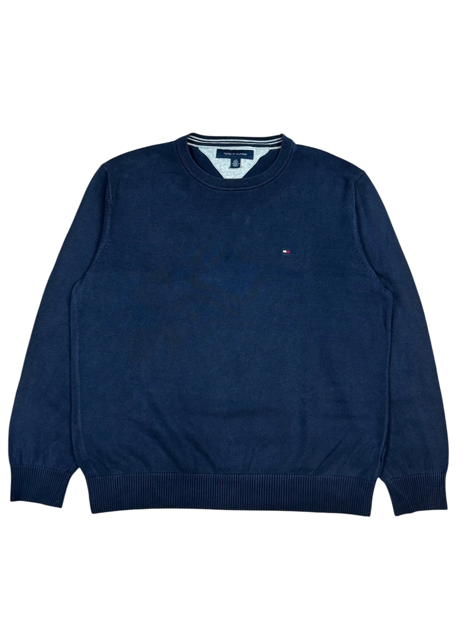 Dark blue Tommy Hilfiger sweatshirt in size L.