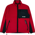 Veste polaire vintage Timberland rouge/noir Taille S