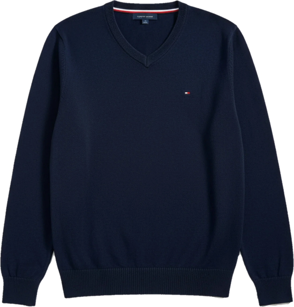 Sweat-shirt vintage Tommy Hilfiger bleu marine Taille L