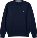 Sweat-shirt vintage Tommy Hilfiger bleu marine Taille L