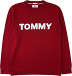 Pull vintage Tommy Hilfiger rouge Taille S