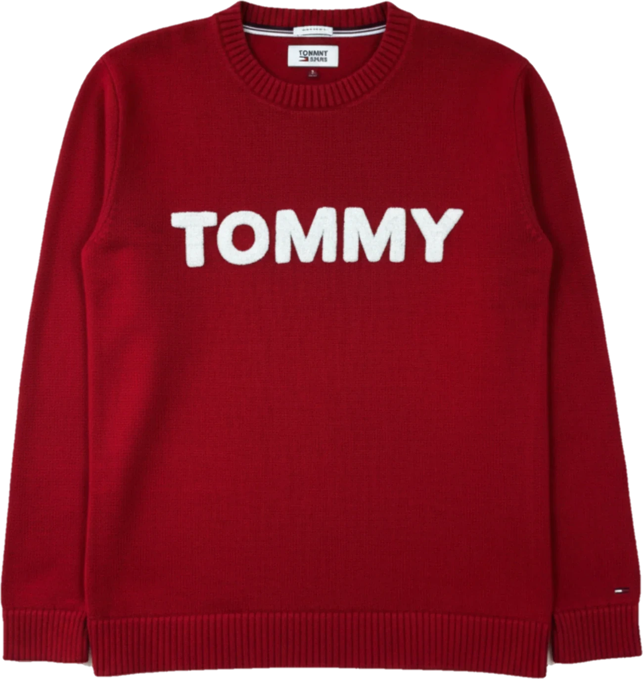 Pull vintage Tommy Hilfiger rouge Taille S