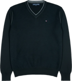 Sweat-shirt vintage Tommy Hilfiger noir Taille XL